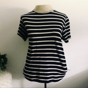 Sea New York Striped and Fringe Top